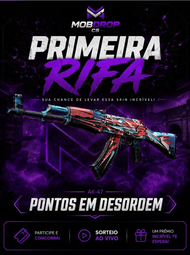 PRIMEIRA RIFA — AK-47 | Pontos em Desordem